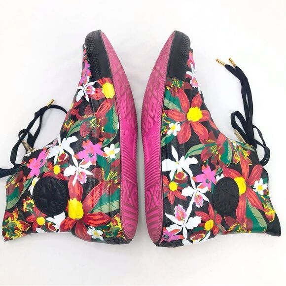 Converse X PatBo Chuck Taylor All Star Shroud Black Colorful Floral Hi Sneakers - Picture 10 of 16